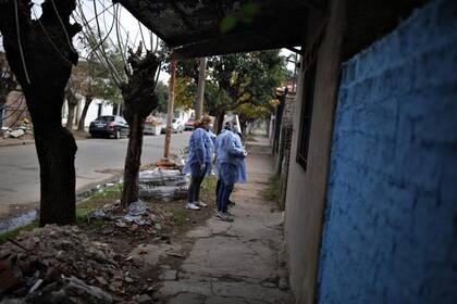 Rastreos de casos de coronavirus en Gregorio de Laferrere