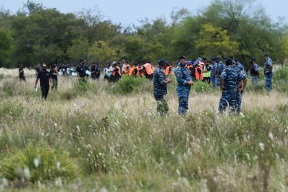 Rastrillajes realizados en el marco de la búsqueda de Tehuel, el joven trans desaparecido el 11 de marzo de 2021