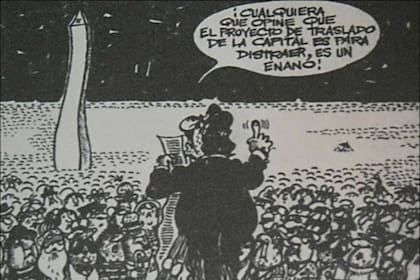 Raúl Alfonsín trataba de "enanos" a los que se oponían al proyecto de llevar la capital de la república a Viedma y Carmen de Patagones