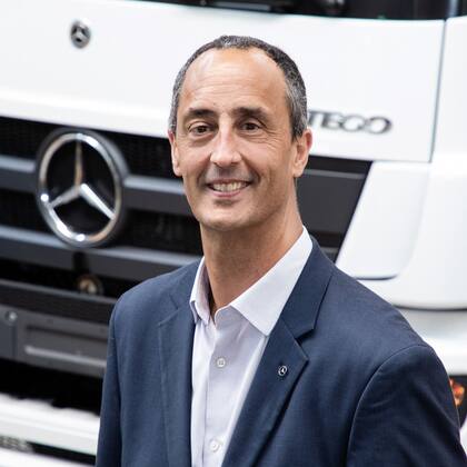 Raúl Barcesat, CEO de Mercedes-Benz Camiones y Buses Argentina