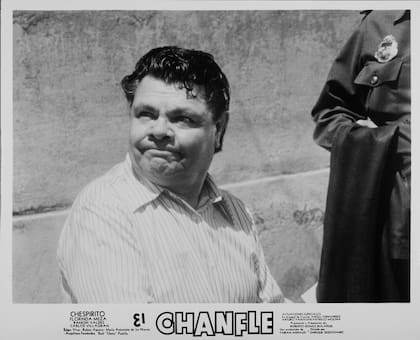 Raúl Chato Padilla en "El Chanfle", la película donde trabajó por primera vez con Roberto Gómez Bolaños