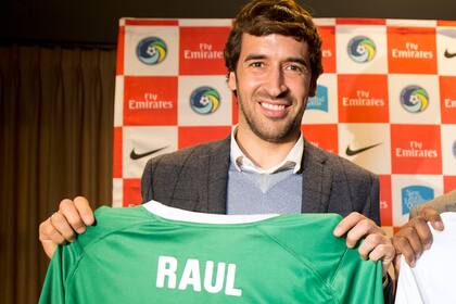Raúl debutó en las redes estadounidenses