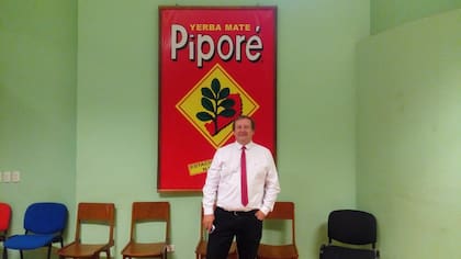 Raúl Karabén, titular de Piporé, que hace años tiene lazos con Siria y es el 3° exportador de yerba mate de la Argentina