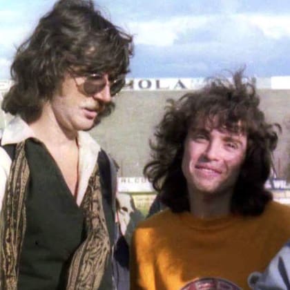 Raúl Porchetto junto a Charly García