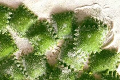 Ravioles de calabaza de la Trattoria Olivetti