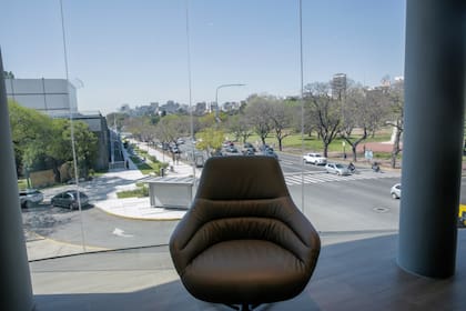 La vista desde el primer piso del Audi Lounge