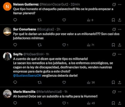 Reacciones en redes sociales al subsidio vitalicio recibido por el Chaqueño Palavecino