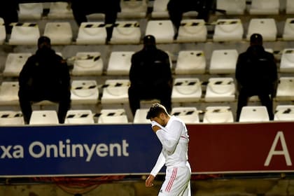 La desilusión de Federico Valverde, en la eliminación de Real Madrid de la Copa del Rey.