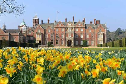 Sandringham es la finca de la reina que visita cada año durante las vacaciones de Navidad