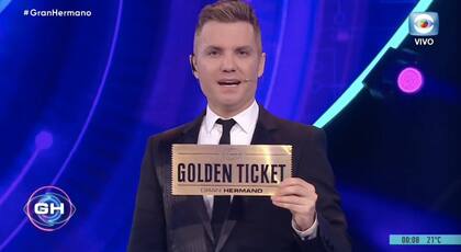 Reapareció el Golden Ticket y se espera la entrada de un nuevo participante a Gran Hermano