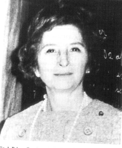 Rebeca Gerschman.
La toxicidad del oxígeno
(1903-1983)