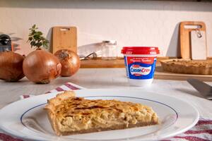 Receta de la tarta de cebolla de Victoria Ferrari.