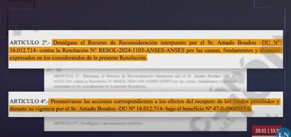 Rechazaron el pedido de jubilación de privilegio de Cristina Kirchner y Amado Boudou
