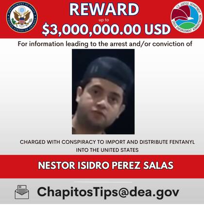 Recompensa por Néstor Isidro Pérez Salas