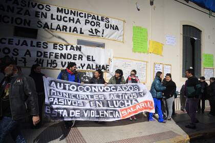 Recomposición salarial, uno de los reclamos