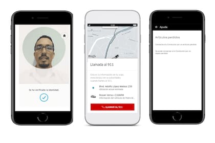 Reconocimiento facial, llamadas directas al 911 y recuperación de objetos perdidos son algunas de las funciones de seguridad disponibles dentro de la aplicación de Uber