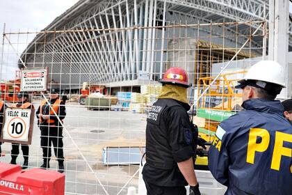 Reconstrucción y peritajes en el derrumbe en el aeropuerto de Ezeiza