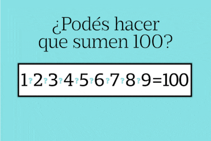 Recordá que debés respetar las tres reglas dispuestas