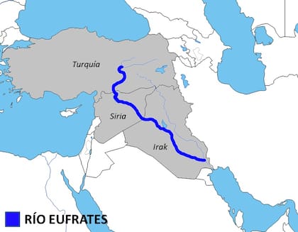 Recorrido del Río Eufrates