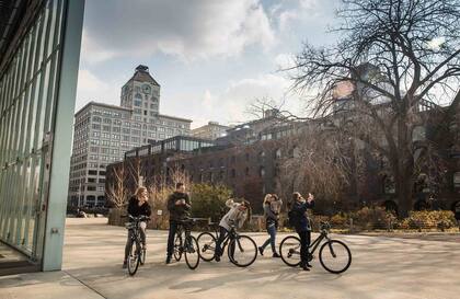 Recorrido en bici por DUMBO.