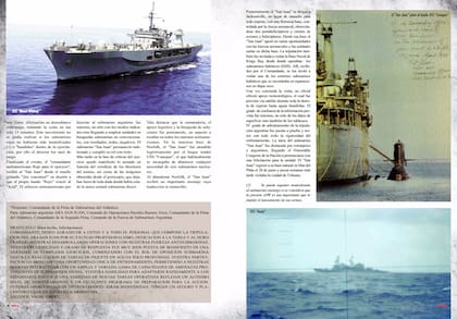 Recorte de la revista DEYSEG en 2013 por el 80° aniversario de la Fuerza de Submarinos de la Armada Argentina