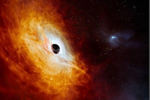 "Posiblemente el lugar más infernal del universo": el enorme agujero negro que devora un sol cada día