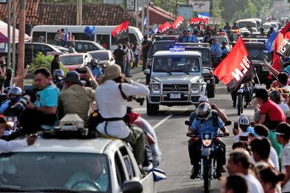 El 13 de julio el presidente Daniel Ortega recorrió las calles de Masaya para celebrar los 39 años del repliegue cuando fue derrocado Anastasio Somoza 