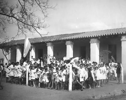 Recuerdo con varias décadas. Los niños del Ingenio Azucarero Cruz Alta, Tucumán.