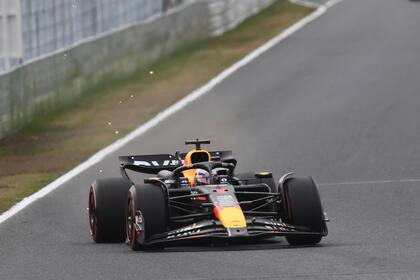 Red Bull Racing's Dutch driver Max Verstappen takes part in the qualifying session for the Formula One Japanese Grand Prix race at the Suzuka circuit in Suzuka, Mie prefecture on April 6, 2024. (Photo by Toshifumi KITAMURA / AFP)�