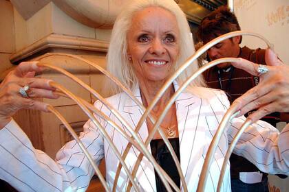 Redmond en el lobby de un hotal cuando aún ostentaba el récord Guinness