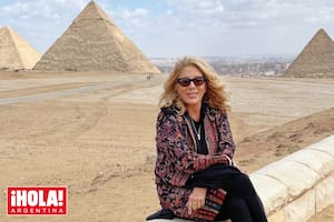 Reina Reech viajó a Egipto, donde celebró su cumpleaños 64 de una manera especial