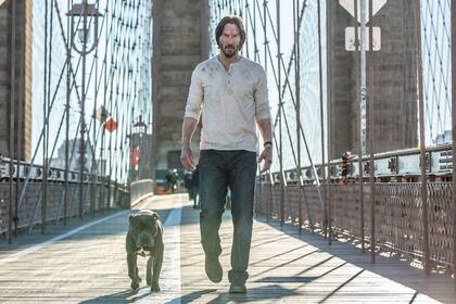 Reeves, en una escena de John Wick 2