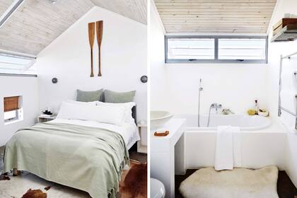 Referencias náuticas en los apliques tipo ‘tortuga’ y los remos vintage.