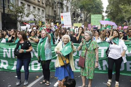 Referentes del movimiento feminista y por el aborto legal