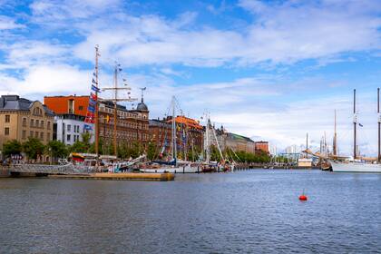 Regatas de grandes veleros en el mar Báltico