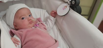 Regina nació en abril del 2024, por cesárea, a las 34 semanas de gestación.