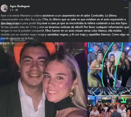 Regresaban de un casamiento y murieron en medio de un temporal