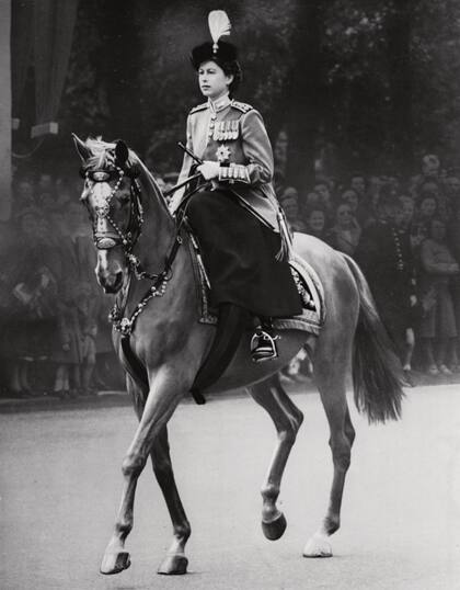 En junio de 1952, su último Trooping The Colour como princesa