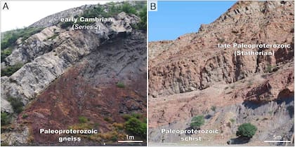 Relaciones de campo de la Gran Discordancia en el norte de China