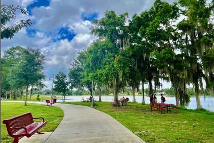 Relax junto al lago, en Crystal River, Florida