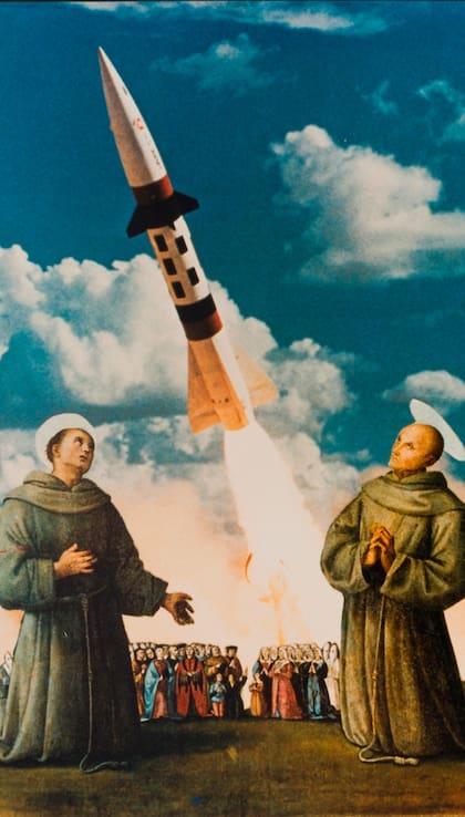 Relectura de la Biblia (1987). Obra perteneciente a un álbum de fotocopias e impresiones sobre papel fotográfico