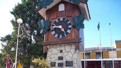 El reloj Cucú clásico de Villa Carlos Paz