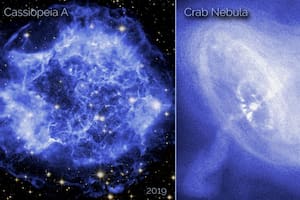 Chandra observa cambios en remanentes de supernova durante dos décadas