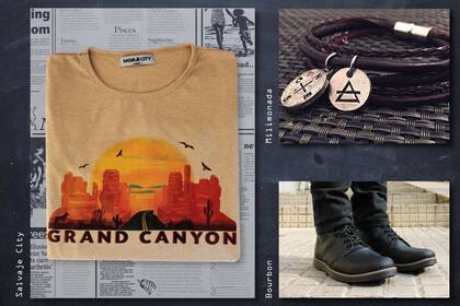 Remera $200 de Salvaje City / Pulsera $200 de Milimonada / Borcegos $950 de Bourbon /