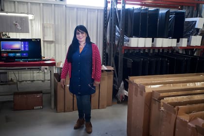 La cordobesa Mónica Acosta, presidenta de la Cooperativa Renacer