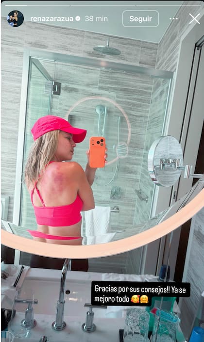 Renata Zarazúa en otra de sus historia de Instagram