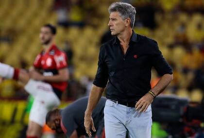 Renato Gaucho, director técnico del Flamengo otra vez finalista