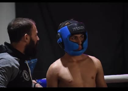 Renato practicaba kickboxing y competía con el apoyo de su familia y amigos