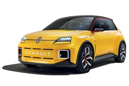 Renault 5 Concept. Rescata airosamente las líneas retro del exitoso modelo del rombo de los '80