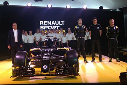 Renault presentó su modelo para el regreso a la F1